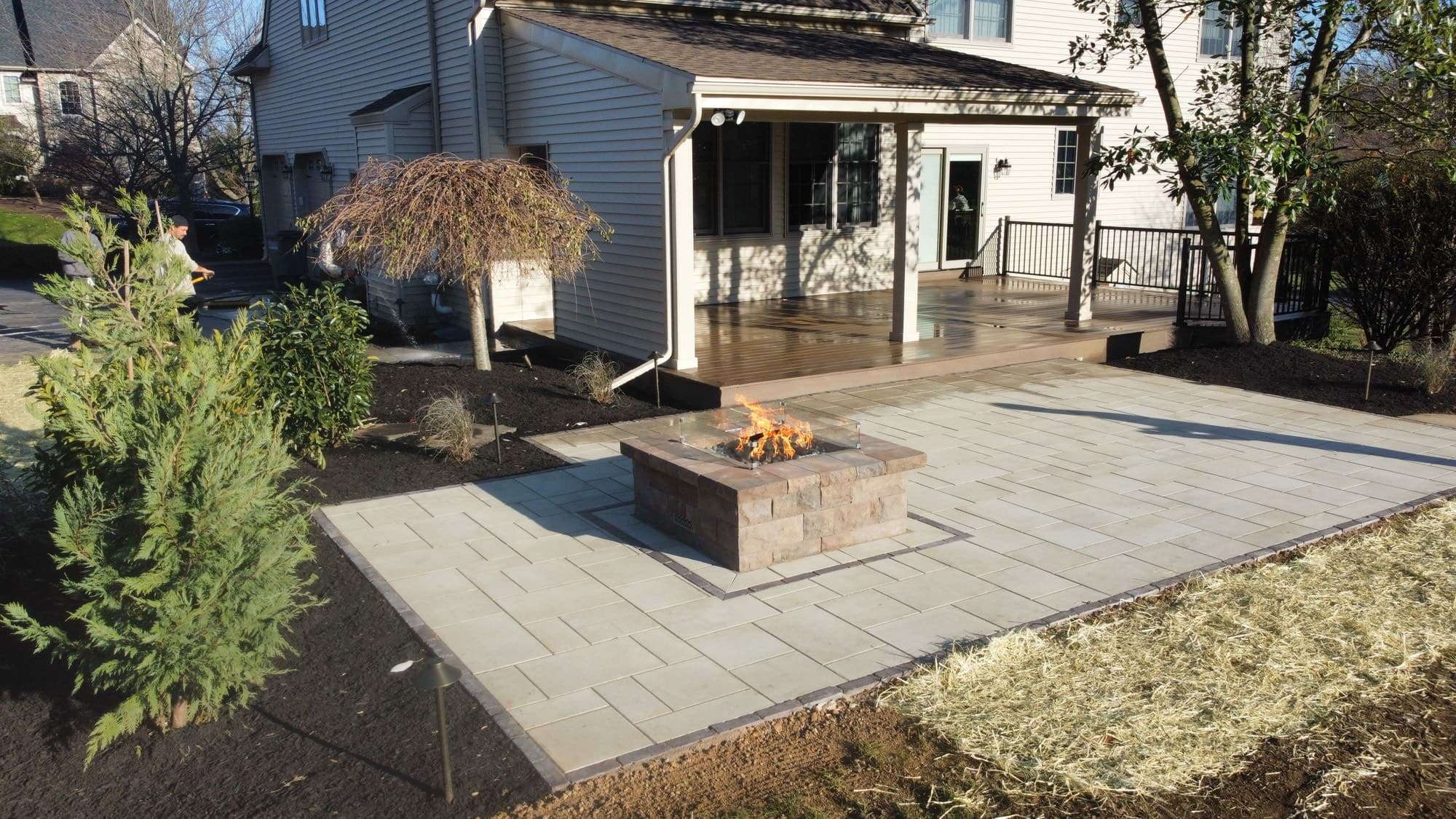 Center Valley Deck and Patio Backyard Retreat