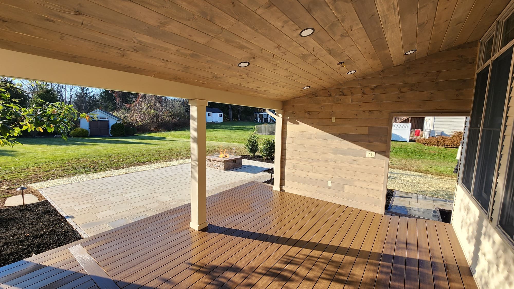 Center Valley Deck and Patio Backyard Retreat