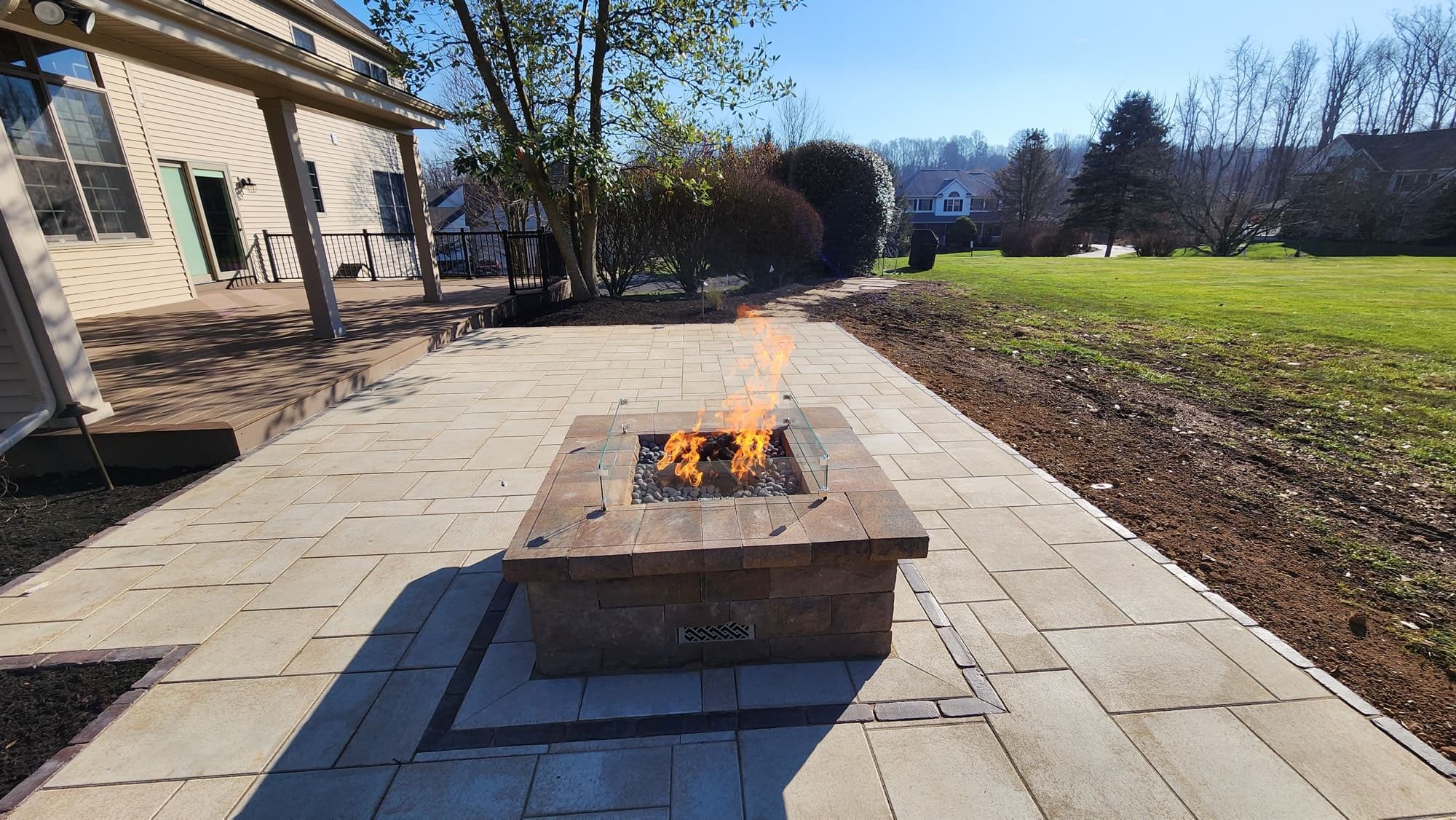 Center Valley Deck and Patio Backyard Retreat