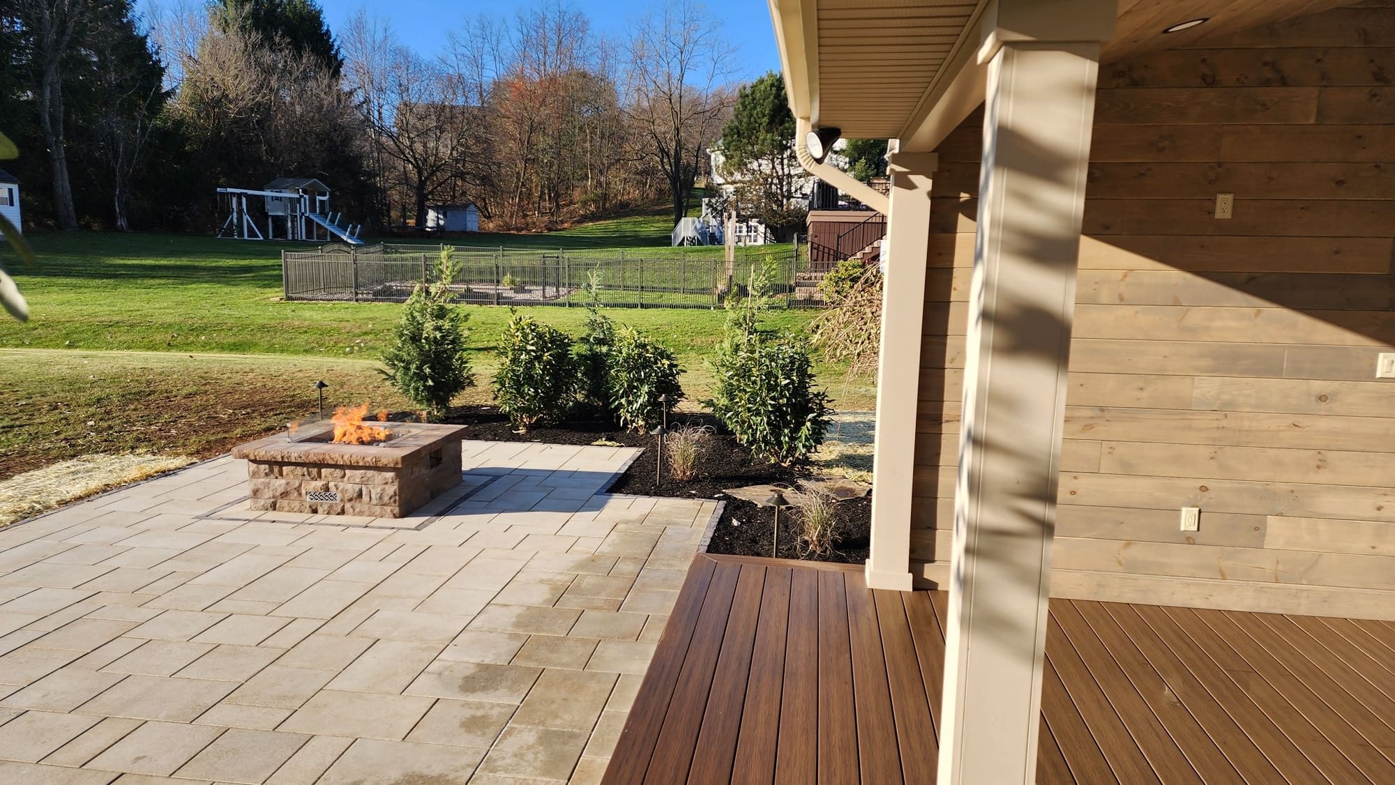 Center Valley Deck and Patio Backyard Retreat