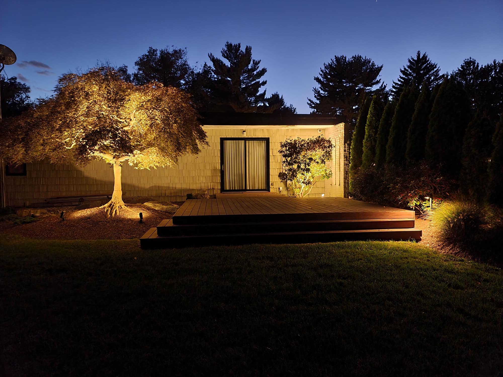 Lower Macungie Modern Exterior Lighting