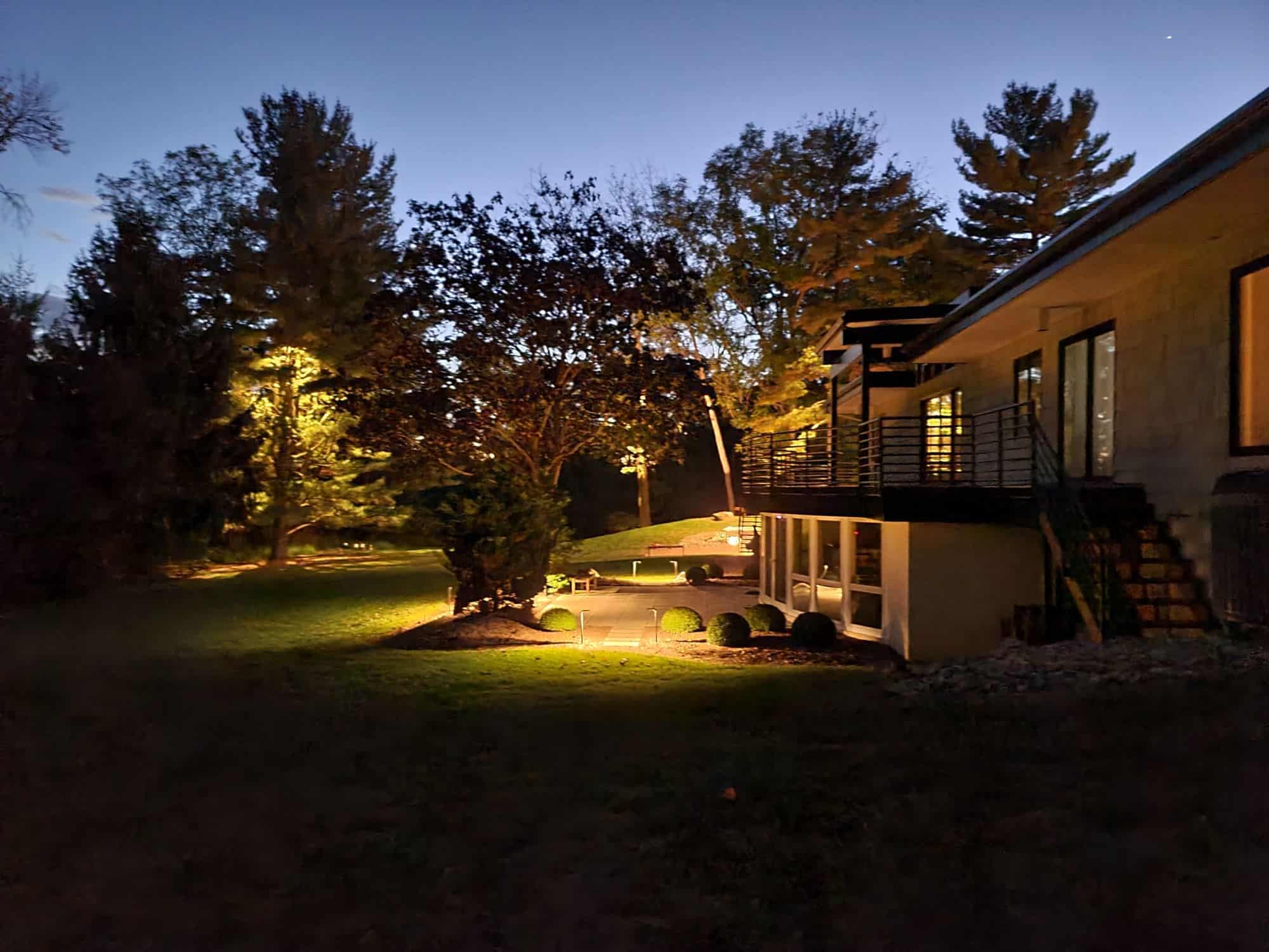 Lower Macungie Modern Exterior Lighting